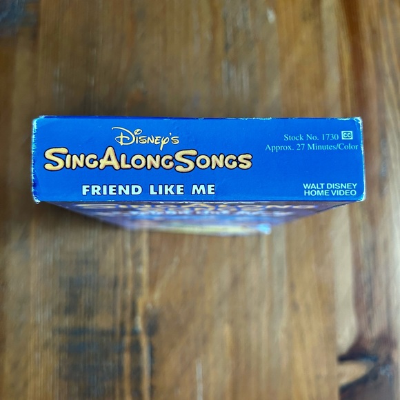 Disney’s Sing Along Songs-Aladdin “Friend Like Me” (VHS,1992) LIKE NEW - Picture 6 of 9